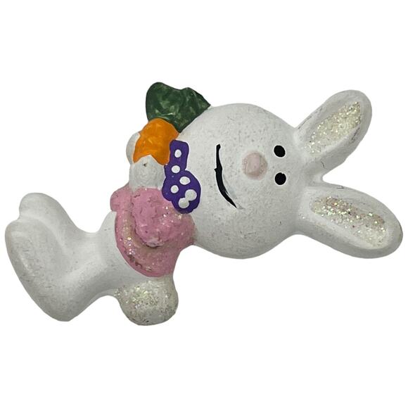 Vintage Bunny Easter Pin, Good Condition, 1.5" x 1.25" - Picture 3 of 6